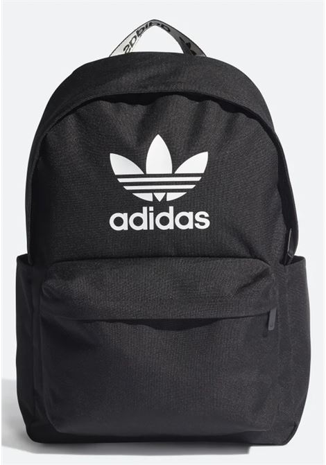 Black Trefoil backpack for men and women ADIDAS ORIGINALS | H35596.